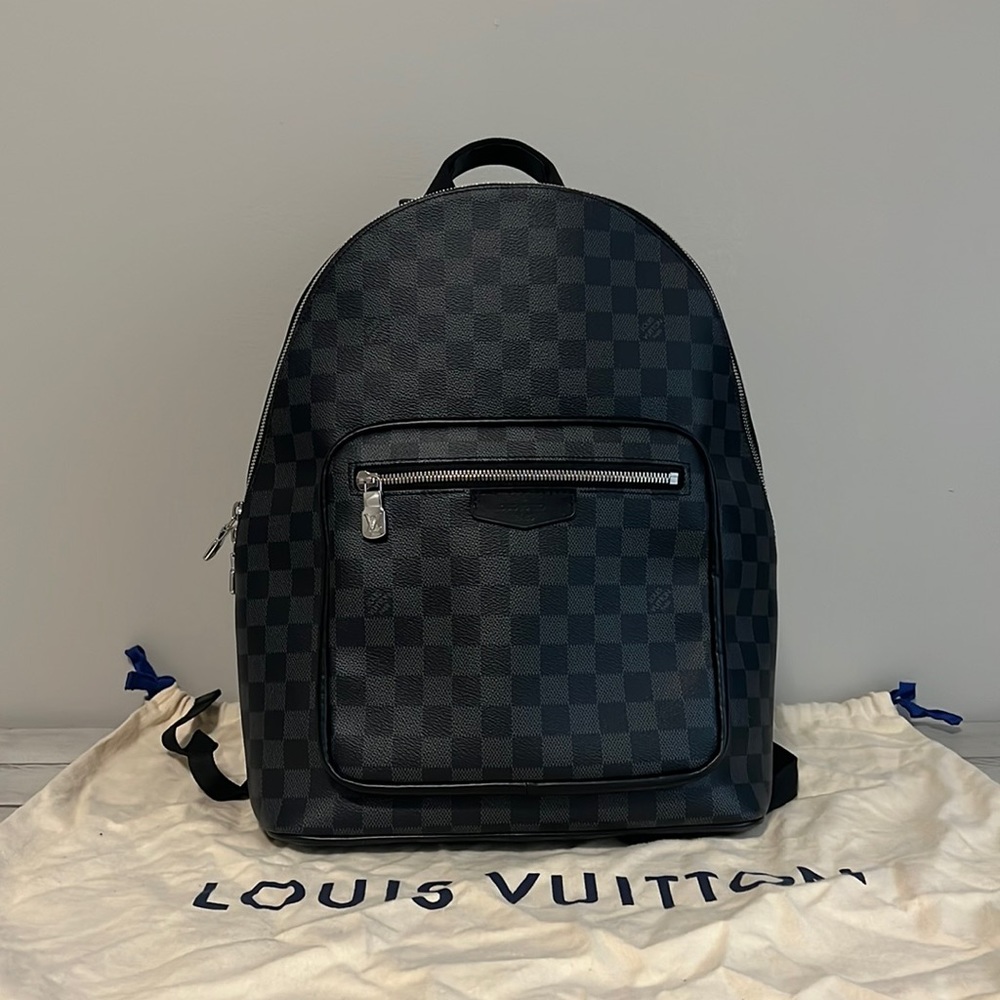 Louis Vuitton Dark Checkered Backpack
